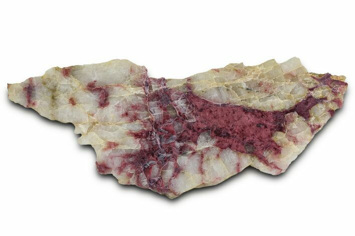 Polished Pink Dumortierite with Quartz Slab - Nevada #371029